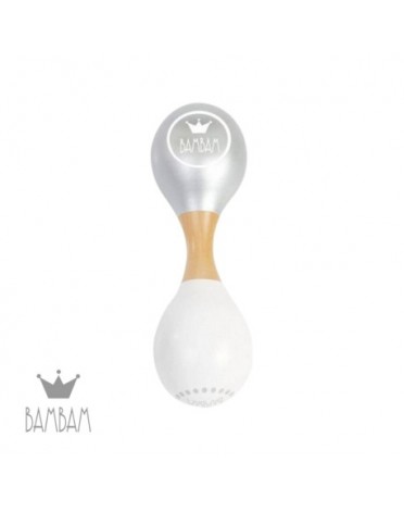 BAMBAM Maracas Rammelaar, Grey