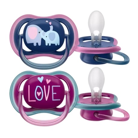 PHILIPS AVENT Ultra Air, Fopspeen 18+ maanden, Symmetrisch - siliconen