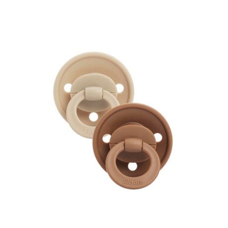 Elodie, Tétine 3+ mois, Pure Khaki, Ronde - Silicone
