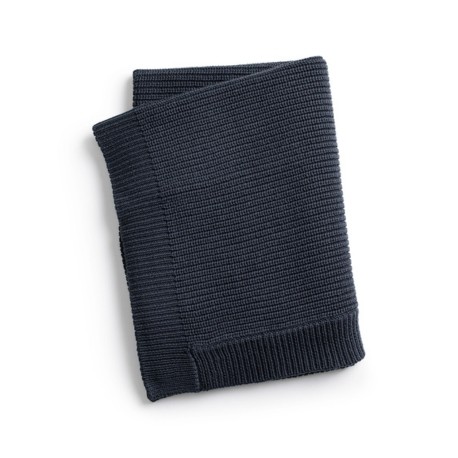 Elodie, Couverture tricotée, Juniper Blue