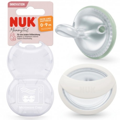 NUK speen, Mamy Feel, Groen/wit