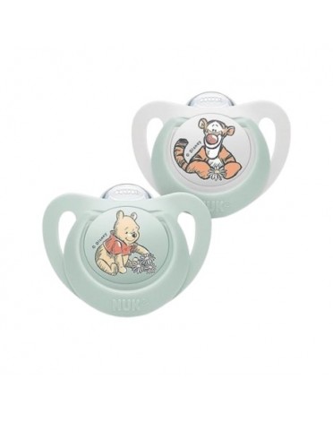 NUK Pacifier, Disney,  Taille 2 (6-18 mois), Anatomical, Silicone 2-pack