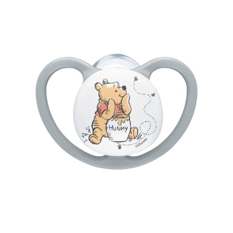 NUK Space Disney,  Taille 1 (0-6 mois), Physiologique - Silicone, Lot de 2