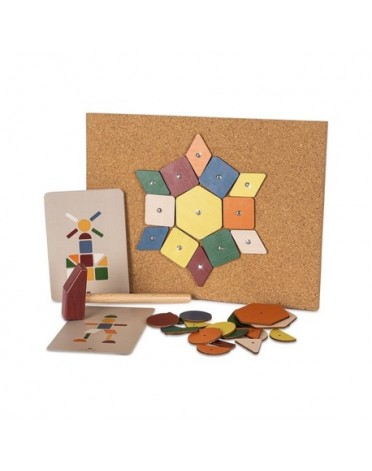 Konges Sløjd, Ensemble de marteau avec tableau en liège, Multi