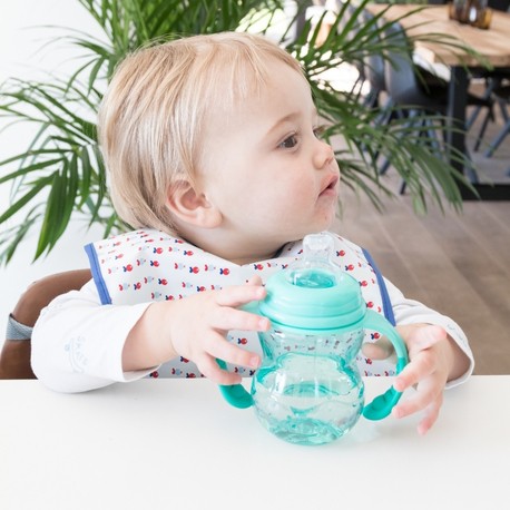 Nüby, Trainingsfles, 6+ maanden, Aqua