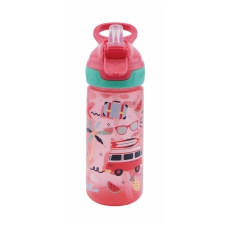 Nüby, Bouteille anti-renversement avec paille, Pink