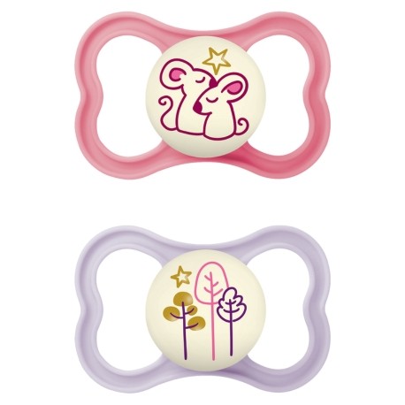 MAM Air Night 2 unites, Taille 2 (6-16m), Anatomique - Silicone