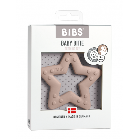 Bibs Baby Bitie, Beißring, Star, Blush