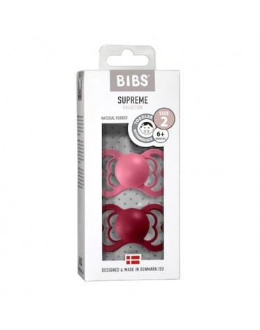 BIBS Supreme - 2er Pack,  Gr. 2 (Ab 6 Mon.), Symmetrisch - Latex