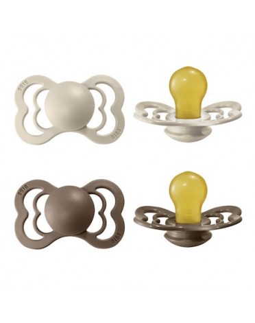 BIBS Supreme - 2er Pack,  Gr. 2 (Ab 6 Mon.), Symmetrisch - Latex