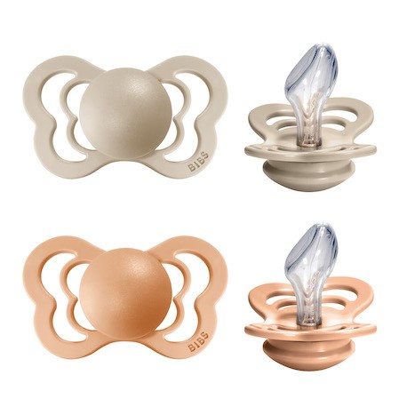 BIBS Couture - 2er Pack,  Gr. 2 (Ab 6 Mon.), Anatomisch - Silikon