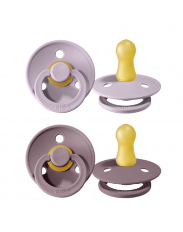 BIBS Colour - 2er Pack,  Gr. 1 (0-6 Mon.), Rund - Latex