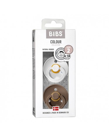 BIBS Colour - 2er Pack, Gr. 2 (6+ Mon.), Rund - Latex