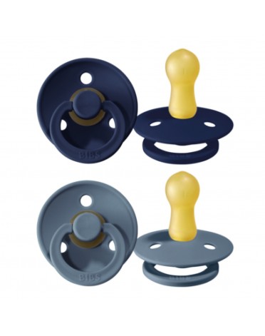 BIBS Colour - 2er Pack, Gr. 2 (6+ Mon.), Rund - Latex