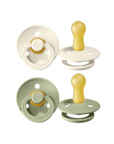 BIBS Colour - 2er Pack, Gr. 2 (6+ Mon.), Rund - Latex