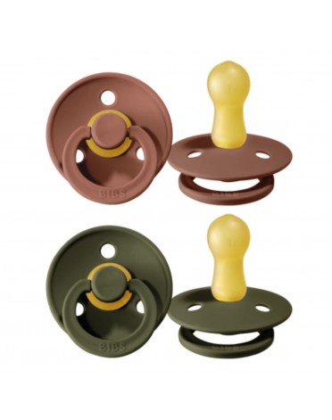 BIBS Colour - 2er Pack, Gr. 2 (6+ Mon.), Rund - Latex