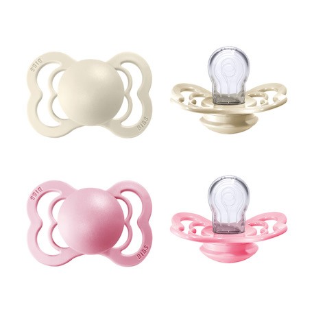 BIBS Supreme - 2er Pack,  Gr. 1 (0-6 Mon.),  Symmetrisch - Silikon