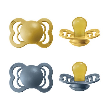 BIBS Supreme - 2er Pack, Gr. 1 (0-6 Mon.), Symmetrisch - Latex BIBS Supreme - 2er Pack, Gr. 1 (0-6 Mon.), Symmetrisch - Latex