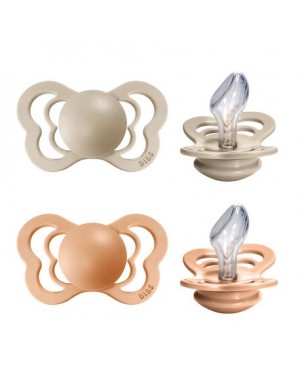BIBS Couture - 2er Pack, Gr. 2 (Ab 6 Mon.), Anatomisch - Silikon