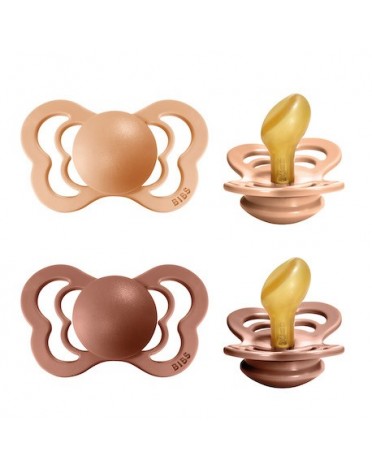 BIBS Couture - 2er Pack,  Gr. 2 (Ab 6 Mon.), Anatomisch - Latex