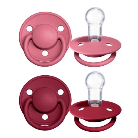 BIBS De Lux - 2er Pack,  One size (0-36 Mon.), Rund - Silikon