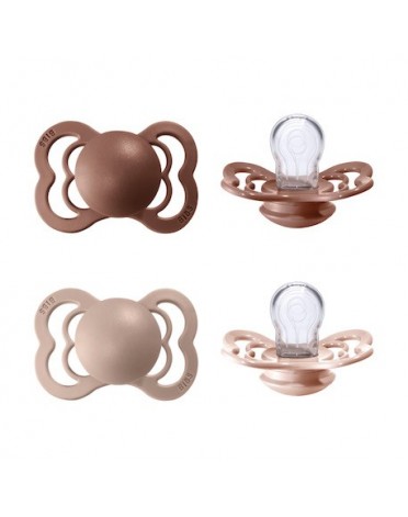BIBS Supreme - 2er Pack,  Gr. 1 (0-6 Mon.),  Symmetrisch - Silikon