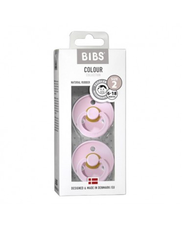 BIBS Colour - 2er Pack, Gr. 2 (6+ Mon.), Rund - Latex