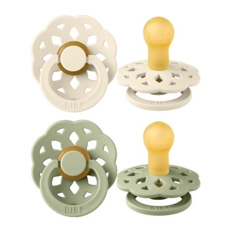 BIBS Boheme - 2er Pack,  Gr. 2 (6+ Mon.), Rund - Latex