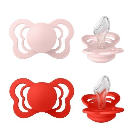 BIBS Couture - 2er Pack,  Gr. 2 (Ab 6 Mon.), Anatomisch - Silikon