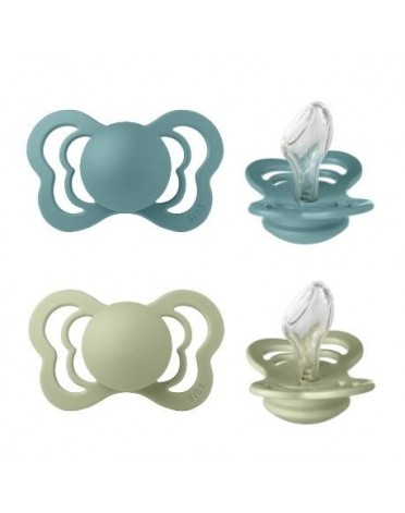 BIBS Couture - 2er Pack,  Gr. 2 (Ab 6 Mon.), Anatomisch - Silikon
