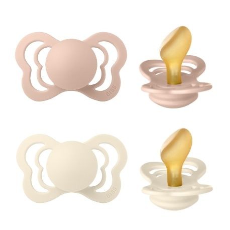 BIBS Couture - 2er Pack,  Gr. 2 (Ab 6 Mon.), Anatomisch - Latex