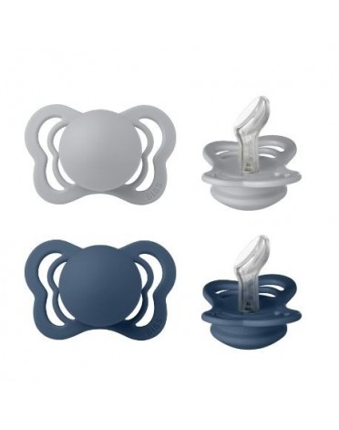 BIBS Couture - 2er Pack,  Gr. 1 (0-6 Mon.), Anatomisch - Silikon