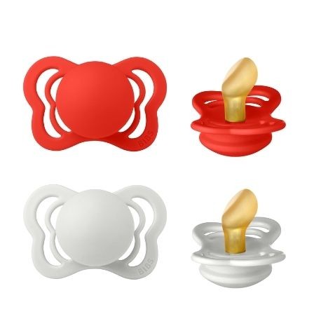 BIBS Couture - 2er Pack,  Gr. 1 (0-6 Mon.),  Anatomisch - Latex