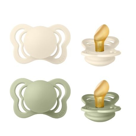 BIBS Couture - 2er Pack,  Gr. 1 (0-6 Mon.),  Anatomisch - Latex