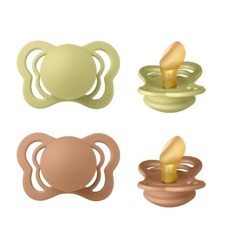 BIBS Couture - 2er Pack,  Gr. 1 (0-6 Mon.),  Anatomisch - Latex