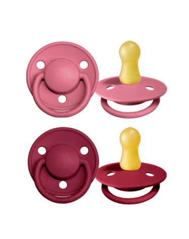 BIBS De Lux - 2er Pack,  Gr. 1 (0-6 Mon.), Rund - Latex