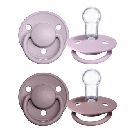 BIBS De Lux - 2er Pack,  One size (0-36 Mon.), Rund - Silikon