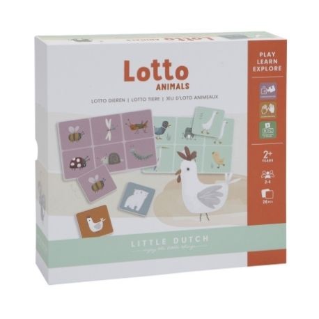 LITTLE DUTCH, Bilderlotto - Pappe, Little Goose, Bunt