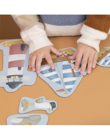 LITTLE DUTCH, Puzzle - Pappe, Sailors Bay, Bunt