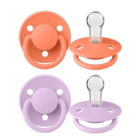 BIBS De Lux - 2er Pack,  One size (0-36 Mon.), Rund - Silikon