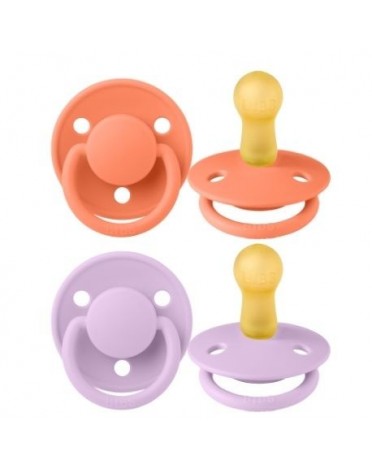 BIBS De Lux - 2er Pack,  Gr. 2 (Ab 6 Mon.), Rund - Latex