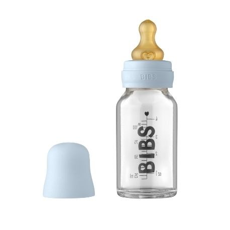 BIBS Baby-Glasflasche - Komplett-Set 110 ml