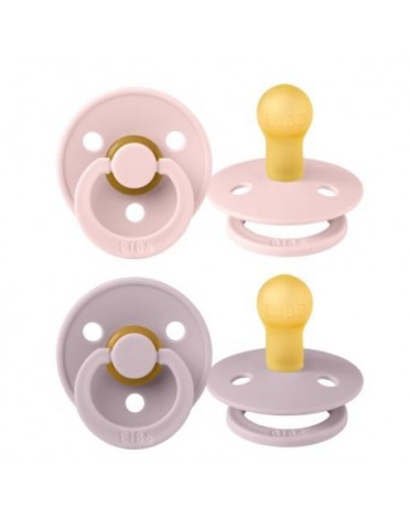 BIBS Colour - 2er Pack,  Gr. 1 (0-6 Mon.), Rund - Latex