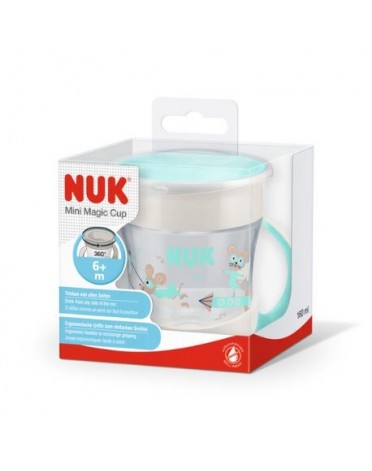 NUK  Mini Magic Cup, Trinkbecher, Weiß,  Ab 6 Mon.