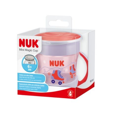 NUK  Mini Magic Cup, Trinkbecher, Pastelllila,  Ab 6 Mon.