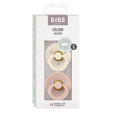BIBS Colour 2er Pack,  Gr. 1 (0-6 Mon.), Symmetrisch - Latex
