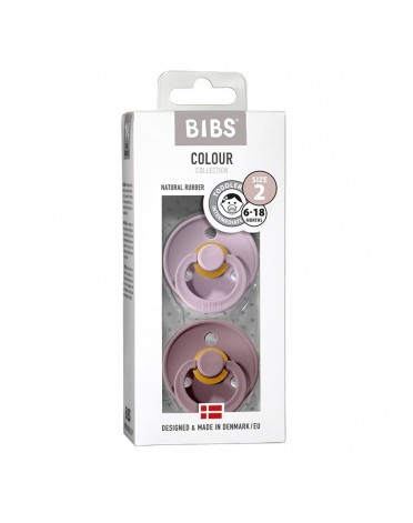 BIBS Colour - 2er Pack, Gr. 2 (6+ Mon.), Rund - Latex