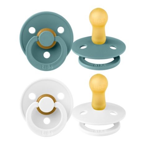 BIBS Colour - 2er Pack, Gr. 2 (6+ Mon.), Rund - Latex