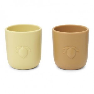 Konges Sløjd, Trinkbecher, 2er-Set - Lemon, Lemonade/Almond
