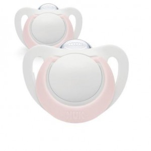 NUK Star,  Gr. 0 ( 0-2 Mon.), Anatomisch - Silikon